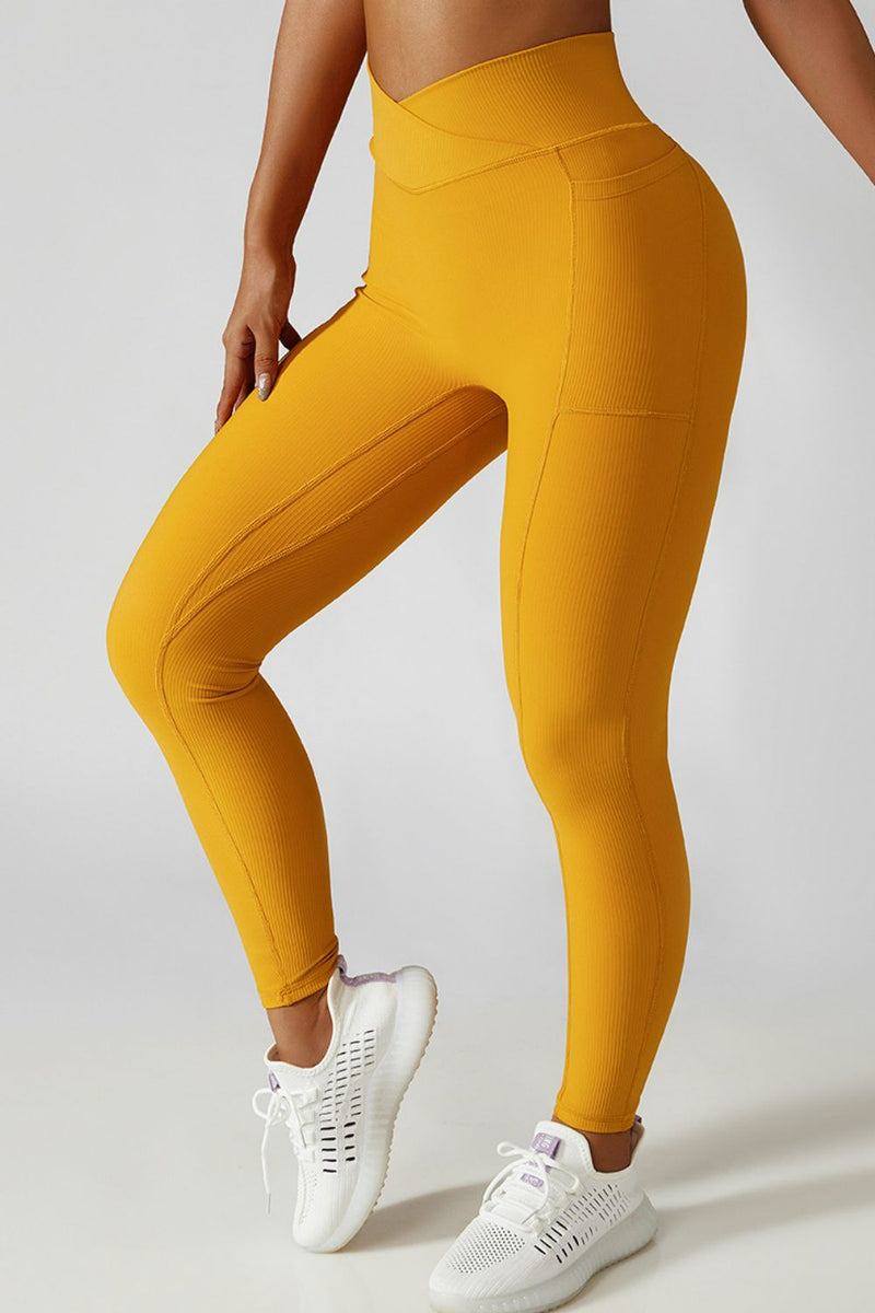 Frankie Basic Bae Crossover Waist Active Leggings