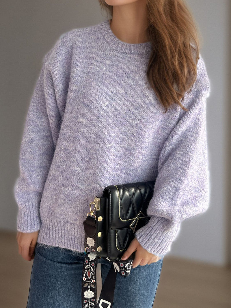 Lilah Round Neck Long Sleeve Sweater