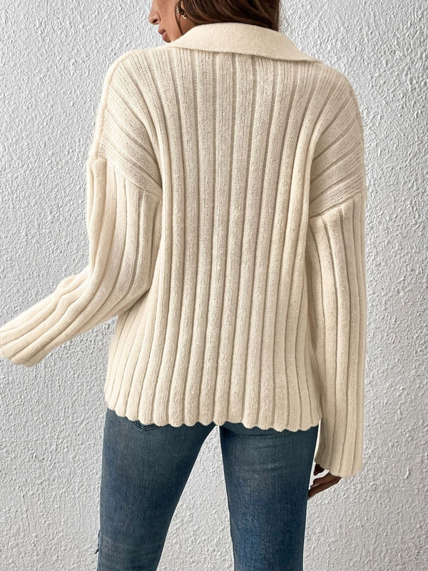 Jamie Collar Long Sleeve Sweater