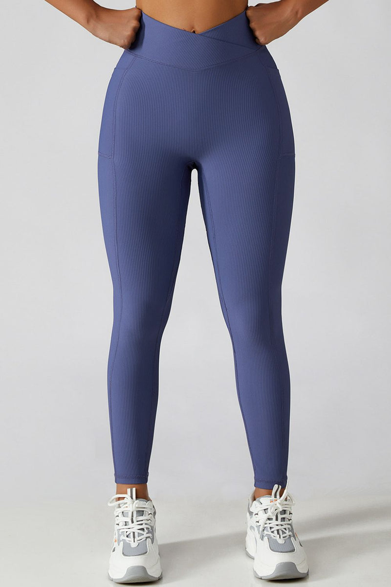 Frankie Basic Bae Crossover Waist Active Leggings