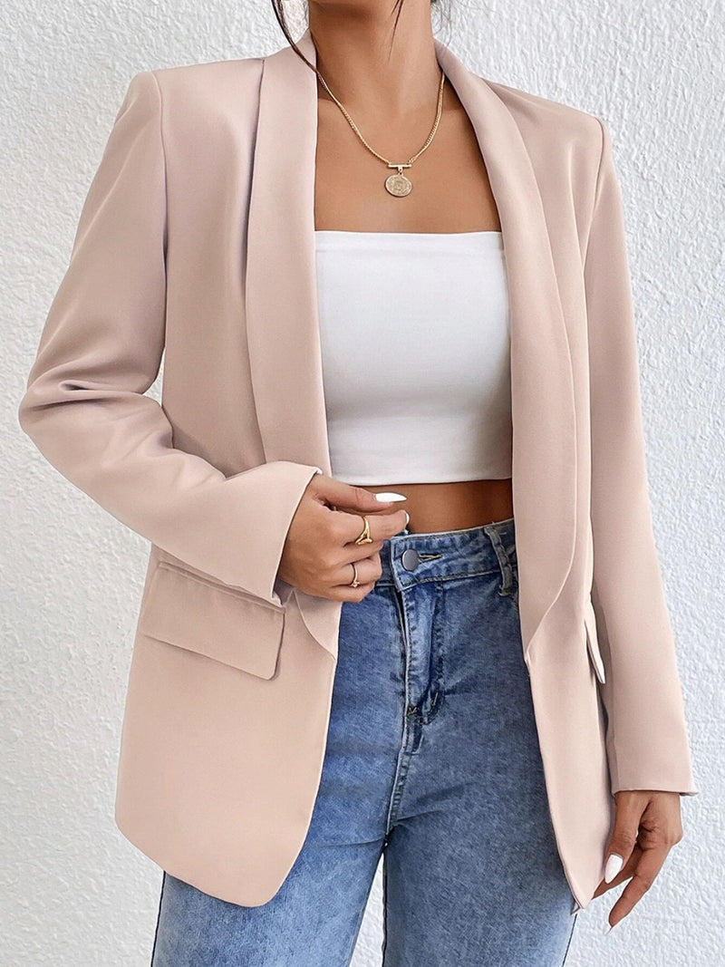 Chloe Shawl Collar Long Sleeve Blazer