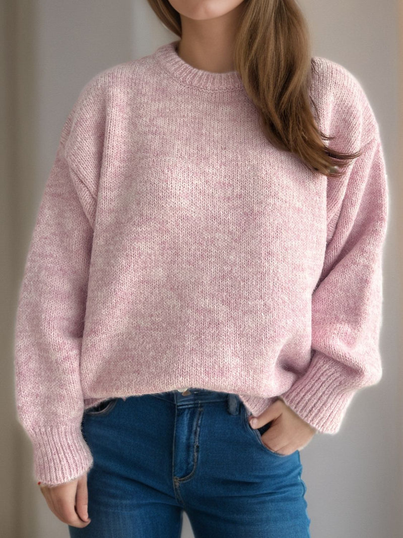 Lilah Round Neck Long Sleeve Sweater