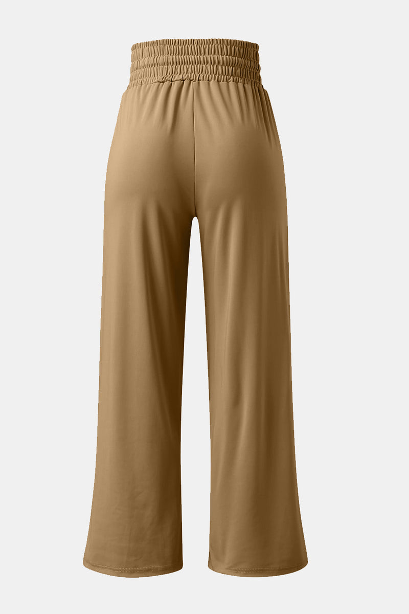 Jameson Full Size Drawstring High Waist Wide Leg Pants