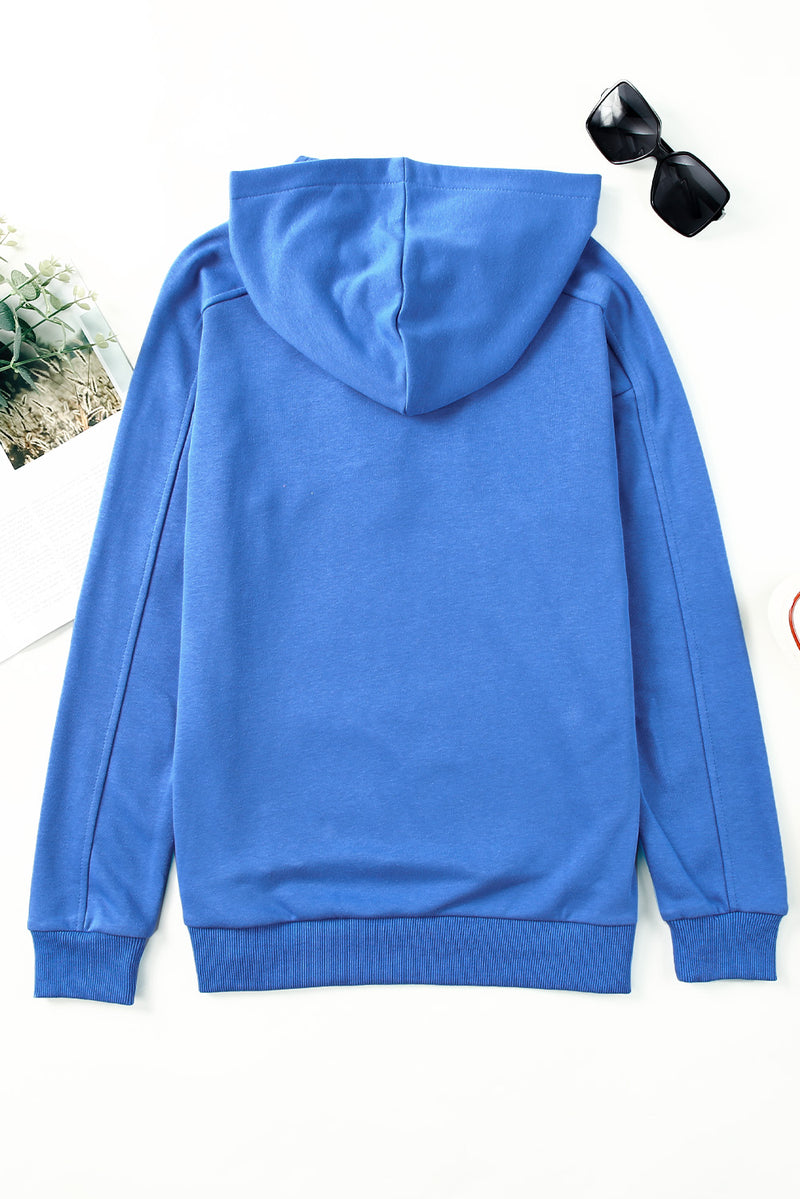 Macy Lace-Up Dropped Shoulder Hoodie