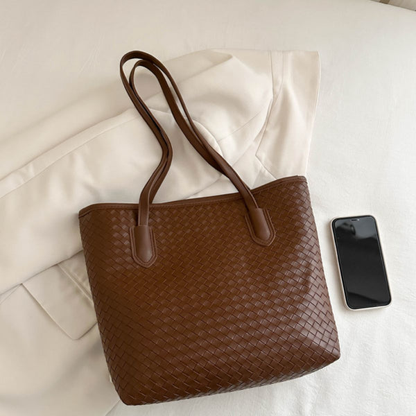 Tracy Textured PU Leather Handbag