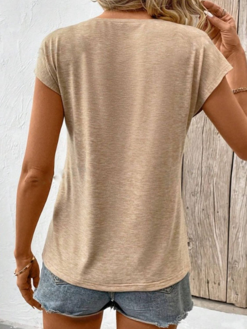 Moragan V-Neck Short Sleeve T-Shirt