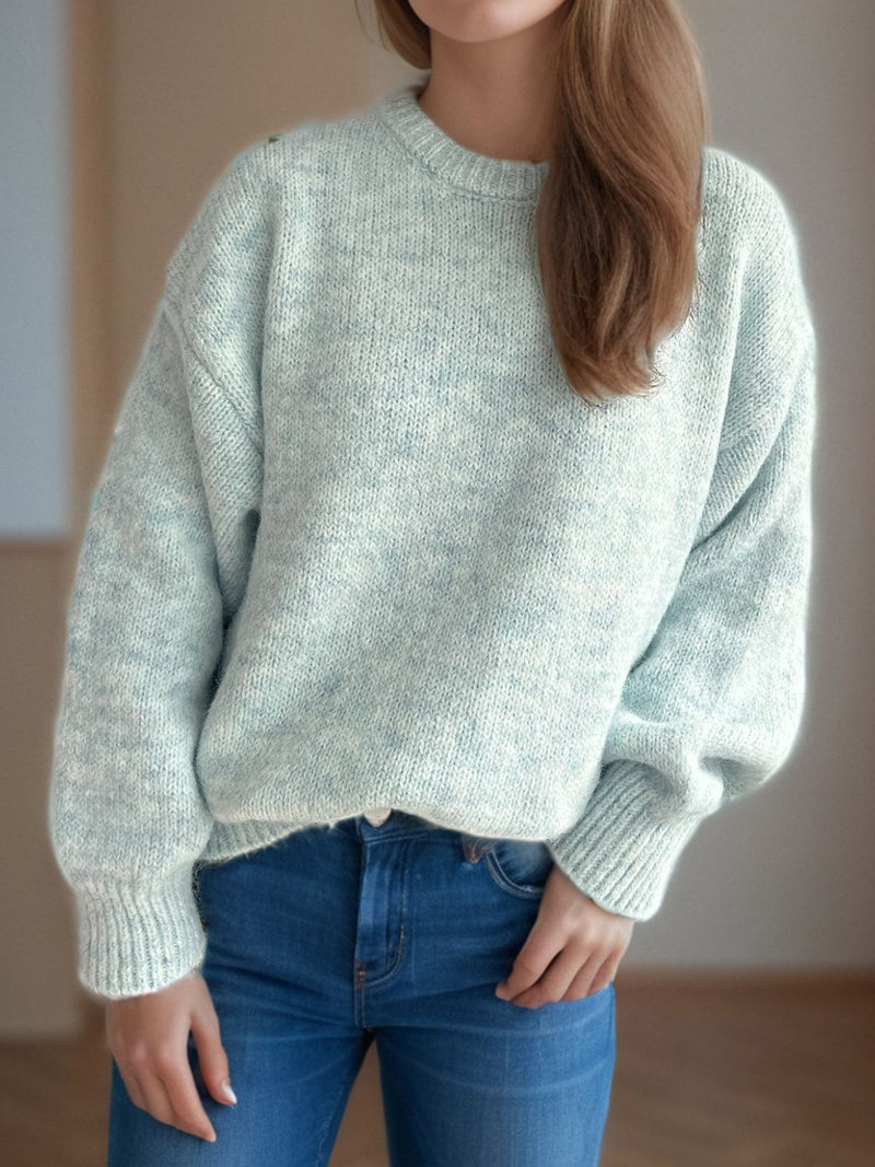 Lilah Round Neck Long Sleeve Sweater