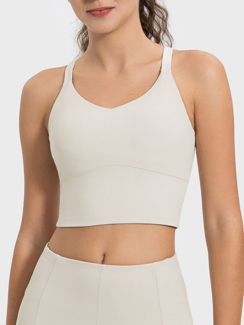 Piper Crisscross Round Neck Active Tank