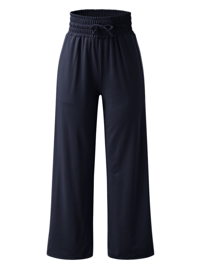 Jameson Full Size Drawstring High Waist Wide Leg Pants