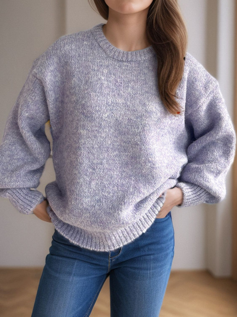 Lilah Round Neck Long Sleeve Sweater