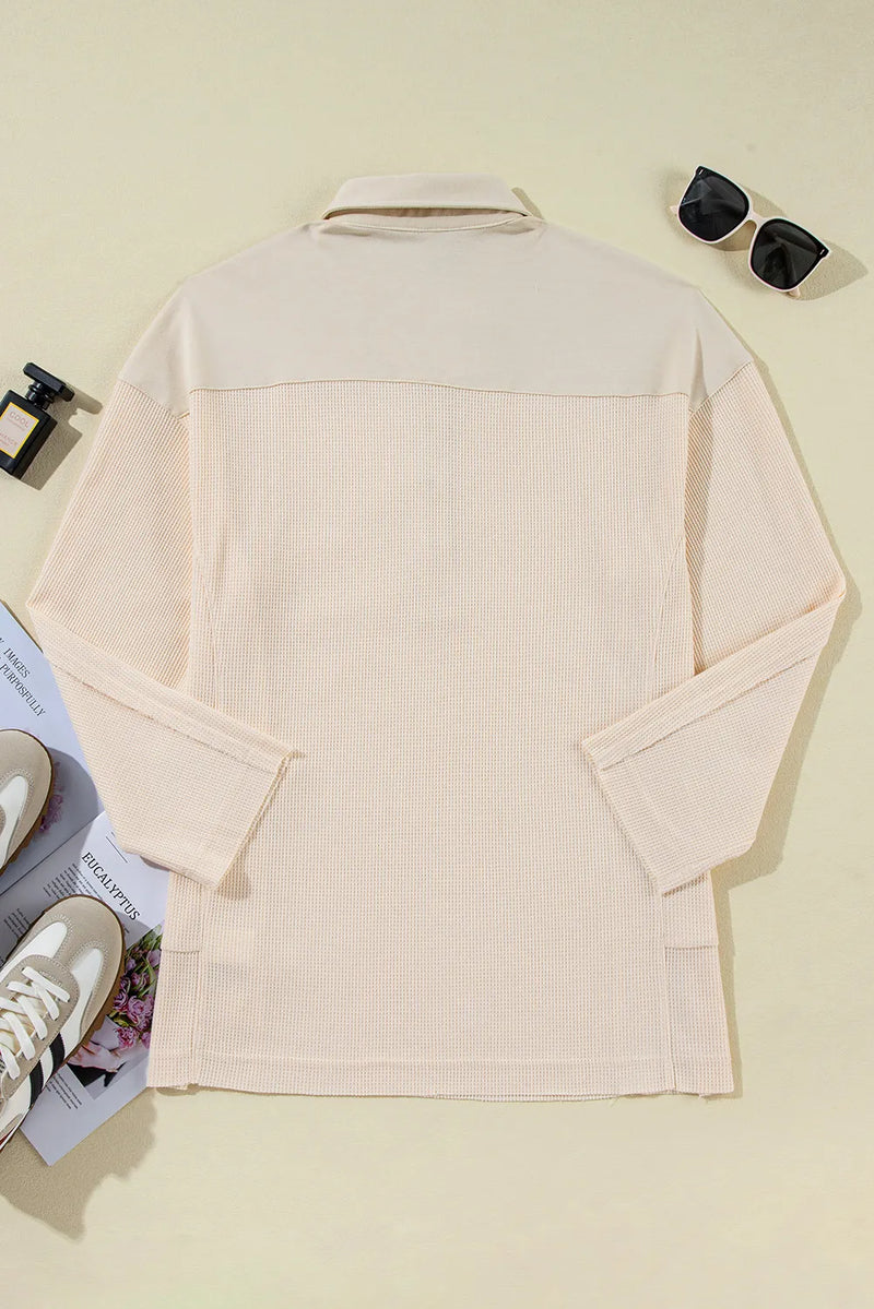 Lanie Half Button Long Sleeve Top