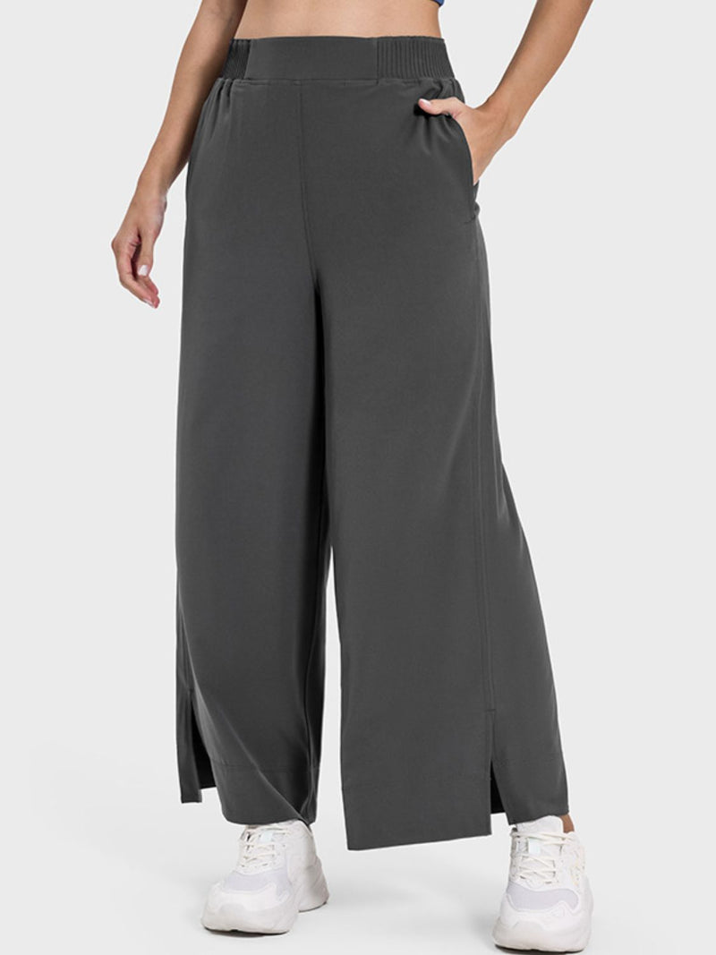 Peyton Slit Wide Leg Active Pants