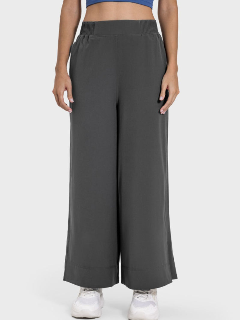 Peyton Slit Wide Leg Active Pants