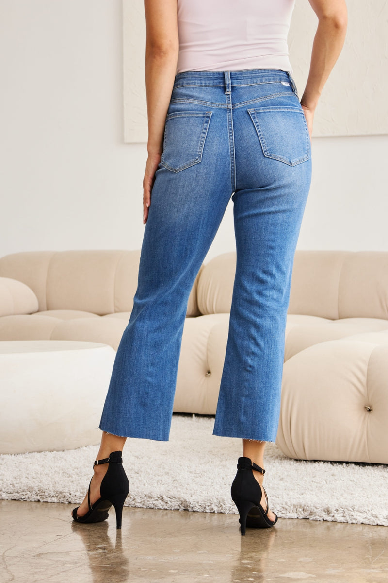 Mia Full Size Tummy Control High Waist Jeans