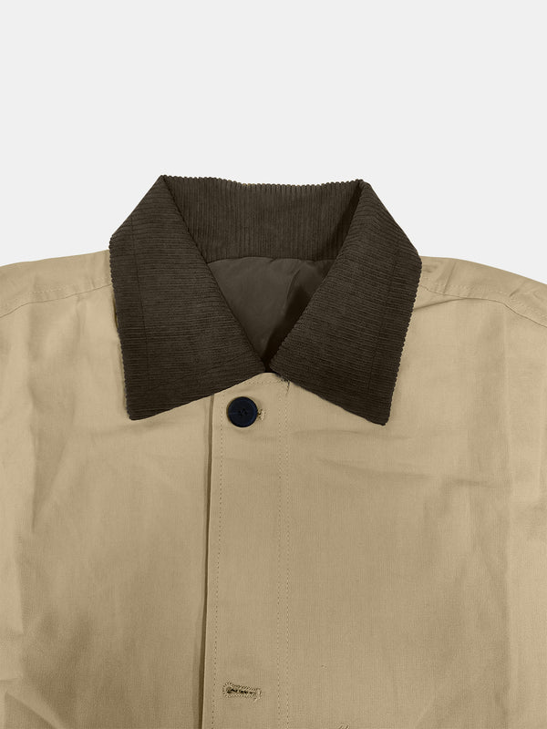 Lyra Collared Neck Long Sleeve Trench Coat