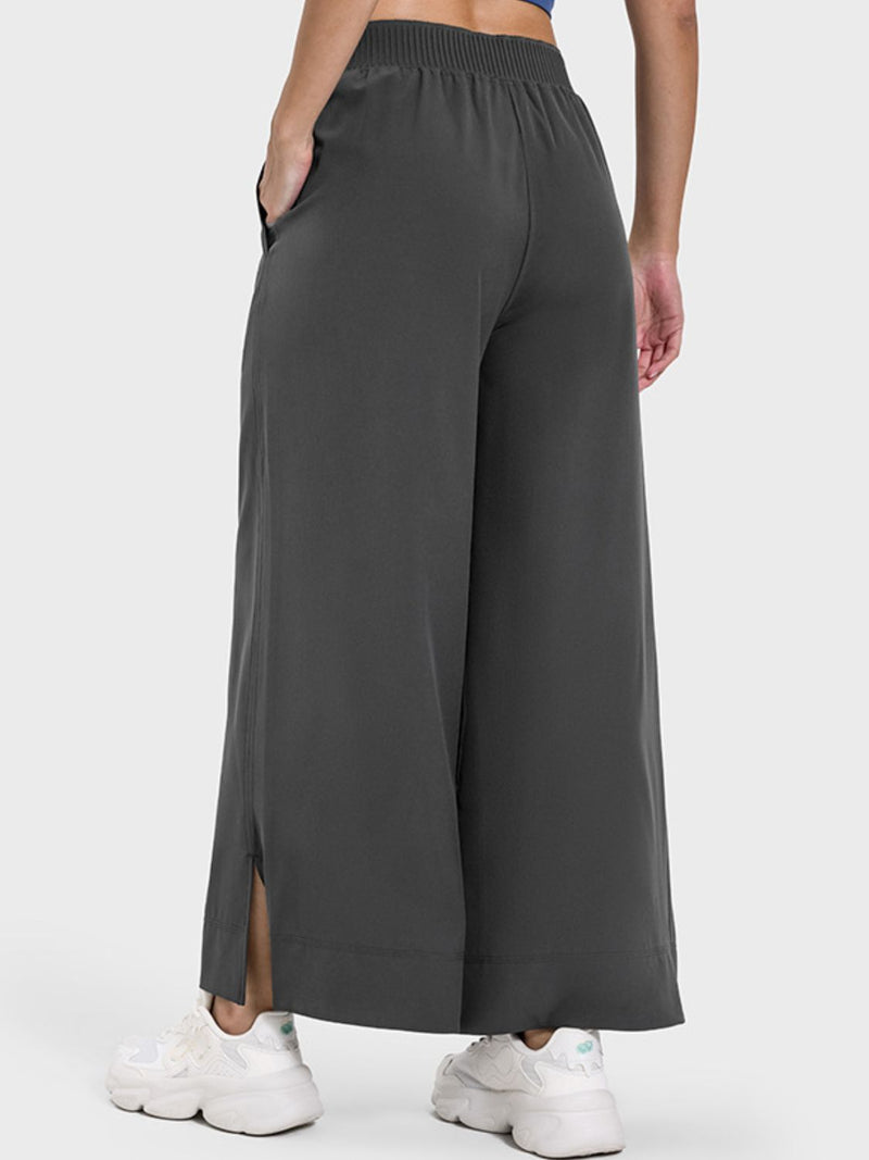 Peyton Slit Wide Leg Active Pants