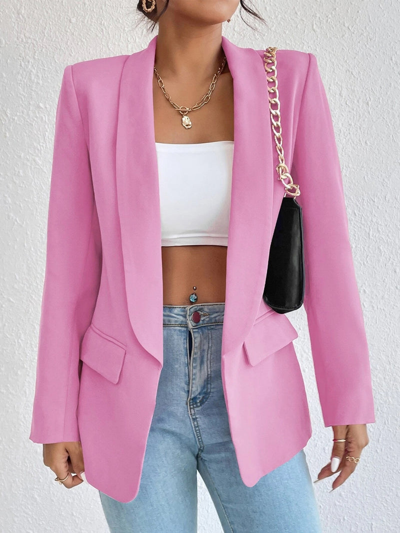 Chloe Shawl Collar Long Sleeve Blazer