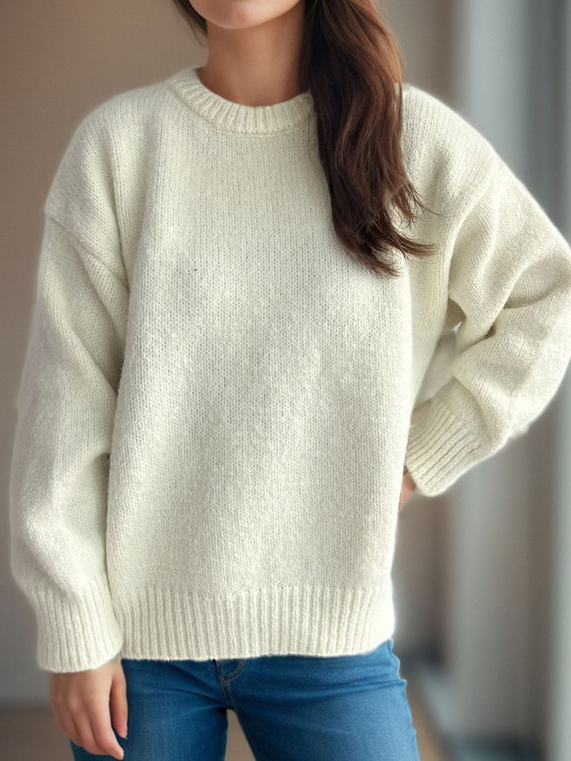 Lilah Round Neck Long Sleeve Sweater