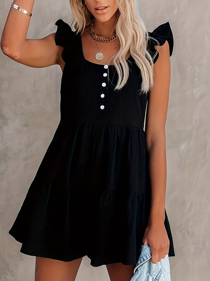 Eliot Full Size Ruffled Scoop Neck Sleeveless Romper