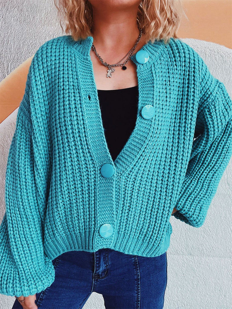 Camilla Button Up Long Sleeve Cardigan- Deal of the Day!