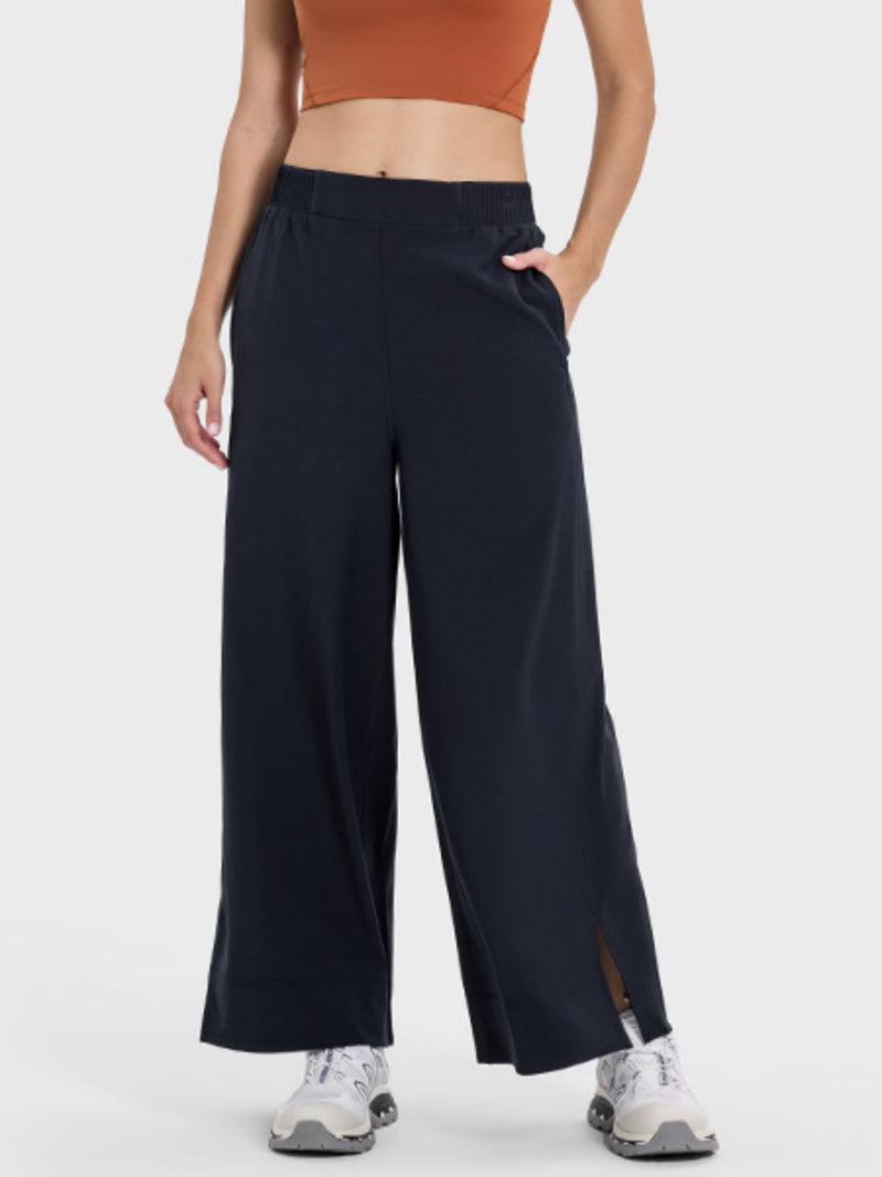 Peyton Slit Wide Leg Active Pants