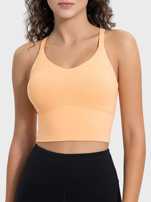 Piper Crisscross Round Neck Active Tank