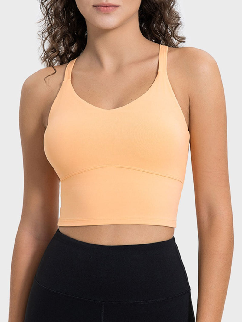 Piper Crisscross Round Neck Active Tank