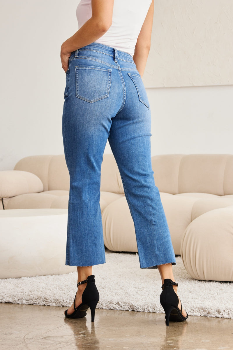 Mia Full Size Tummy Control High Waist Jeans