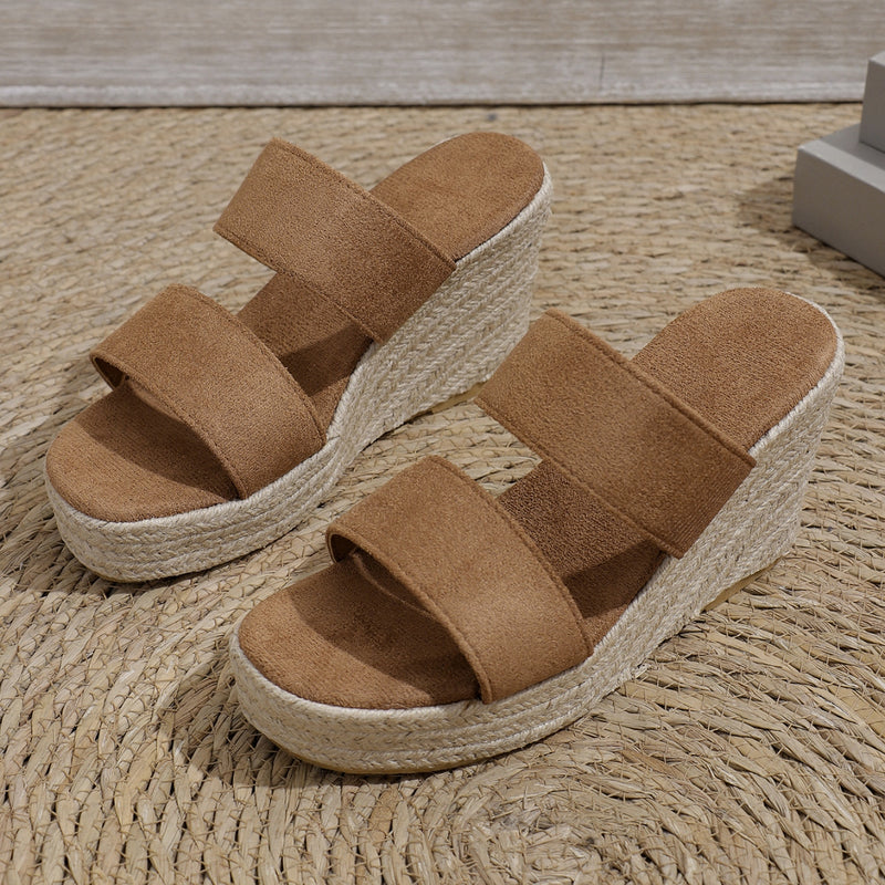 Remington Open Toe Wedge Sandals