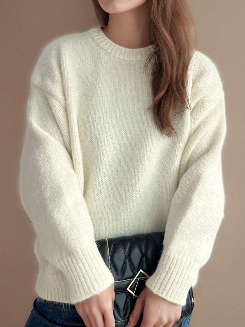 Lilah Round Neck Long Sleeve Sweater