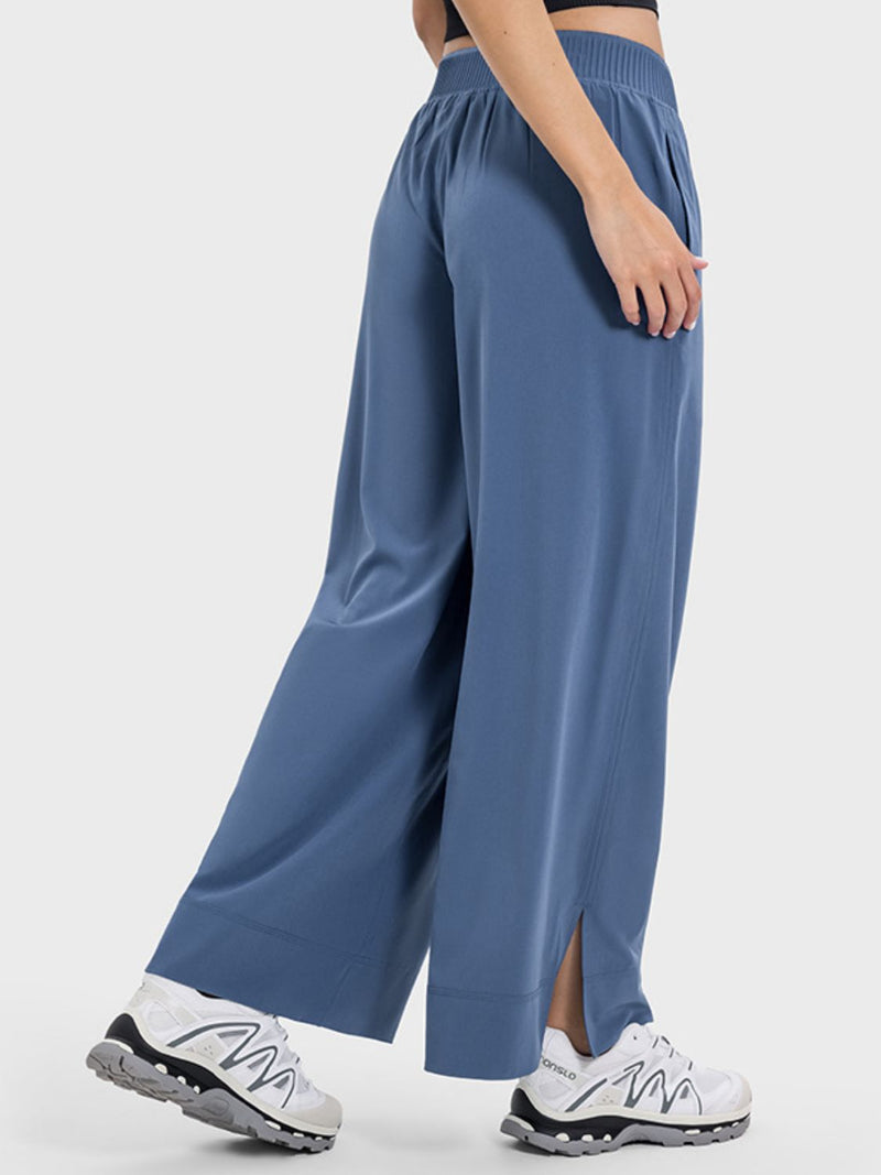 Peyton Slit Wide Leg Active Pants