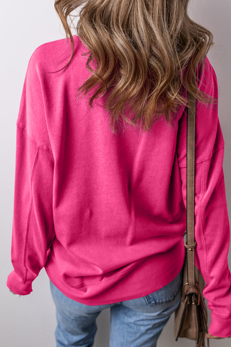 Marissa Round Neck Long Sleeve Sweatshirt