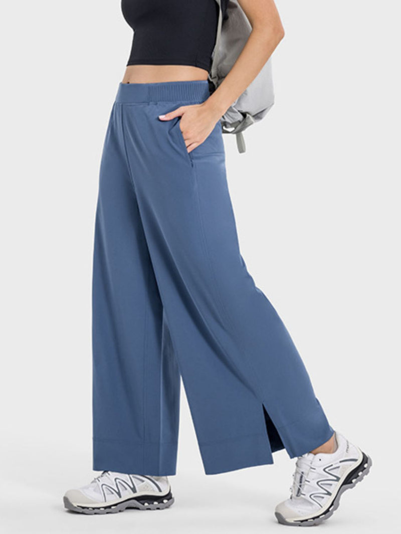 Peyton Slit Wide Leg Active Pants