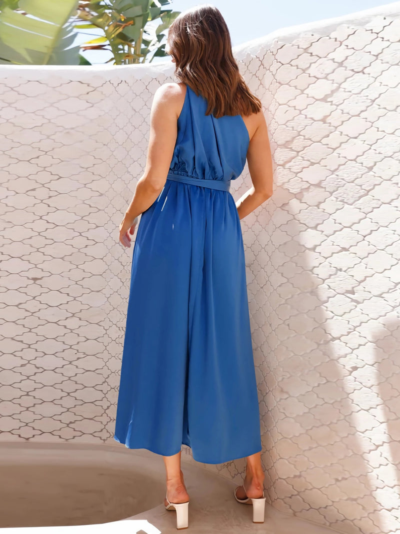 Shay Single Shoulder Midi Dress