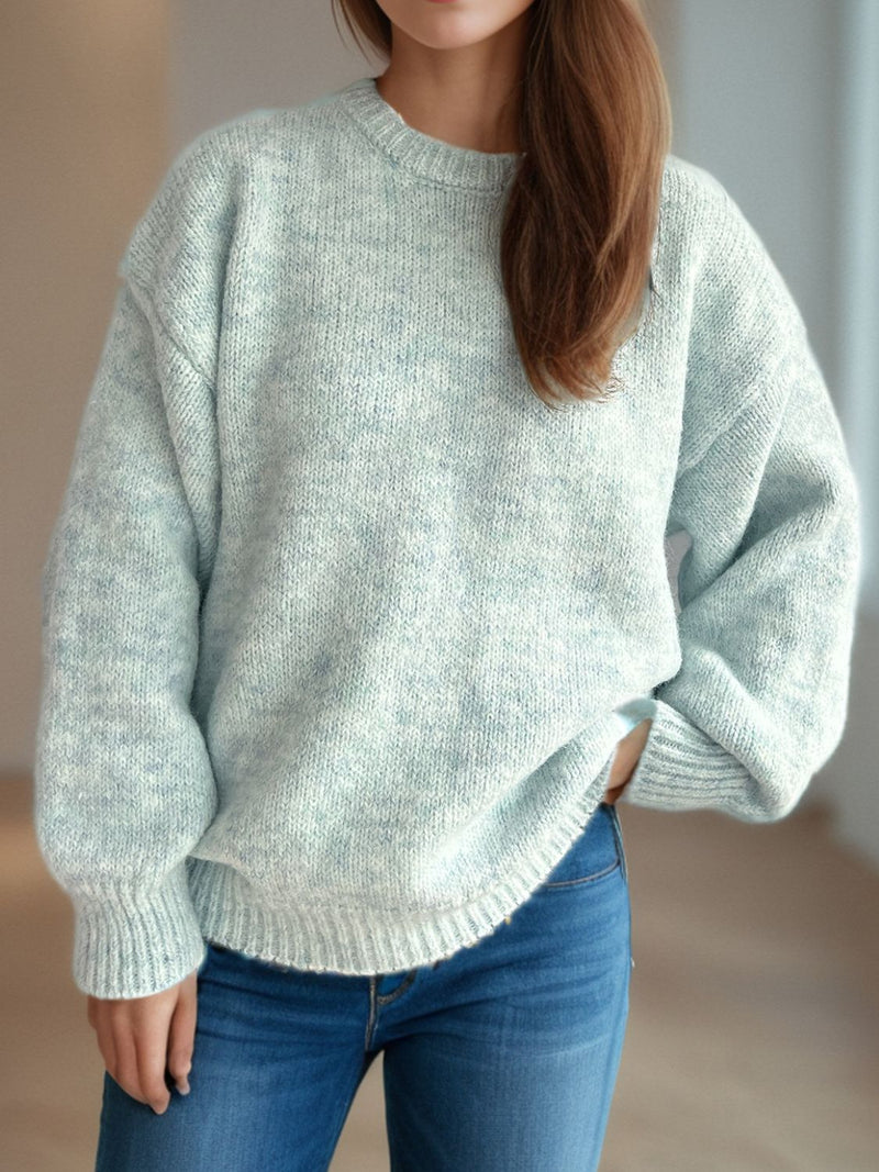 Lilah Round Neck Long Sleeve Sweater