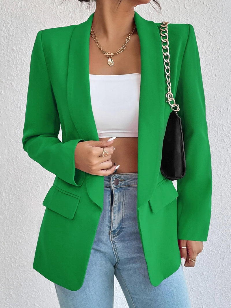 Chloe Shawl Collar Long Sleeve Blazer