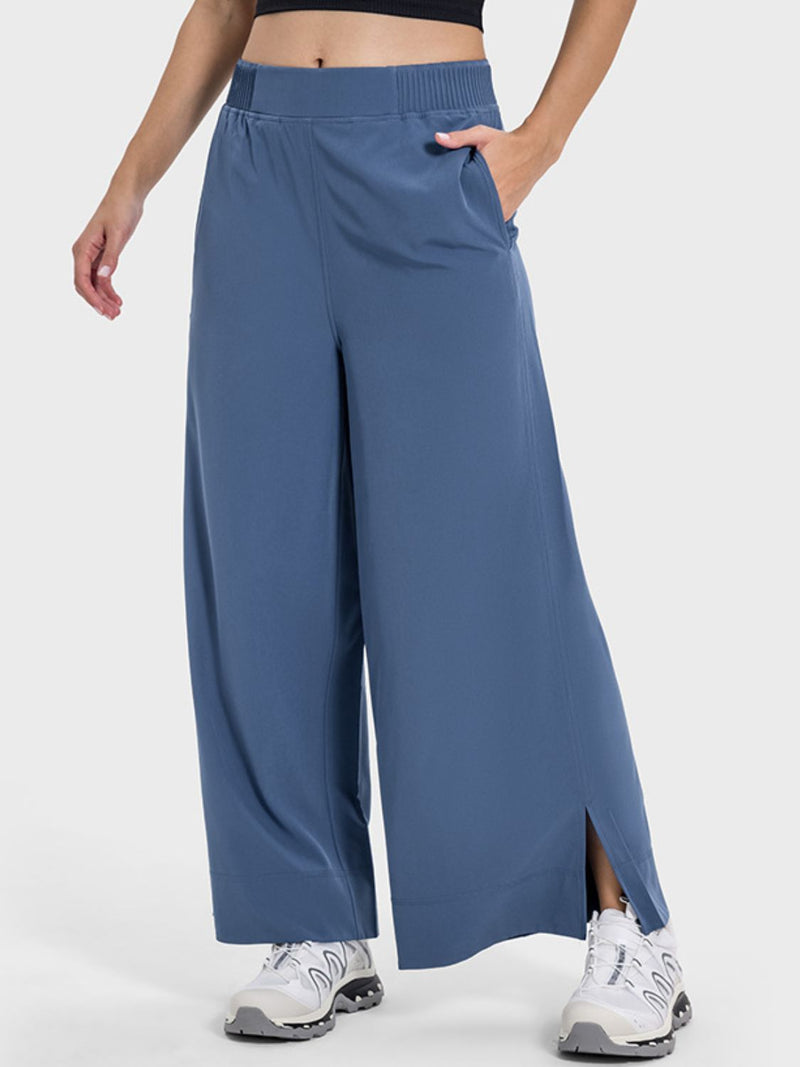 Peyton Slit Wide Leg Active Pants