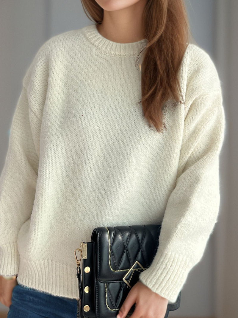 Lilah Round Neck Long Sleeve Sweater