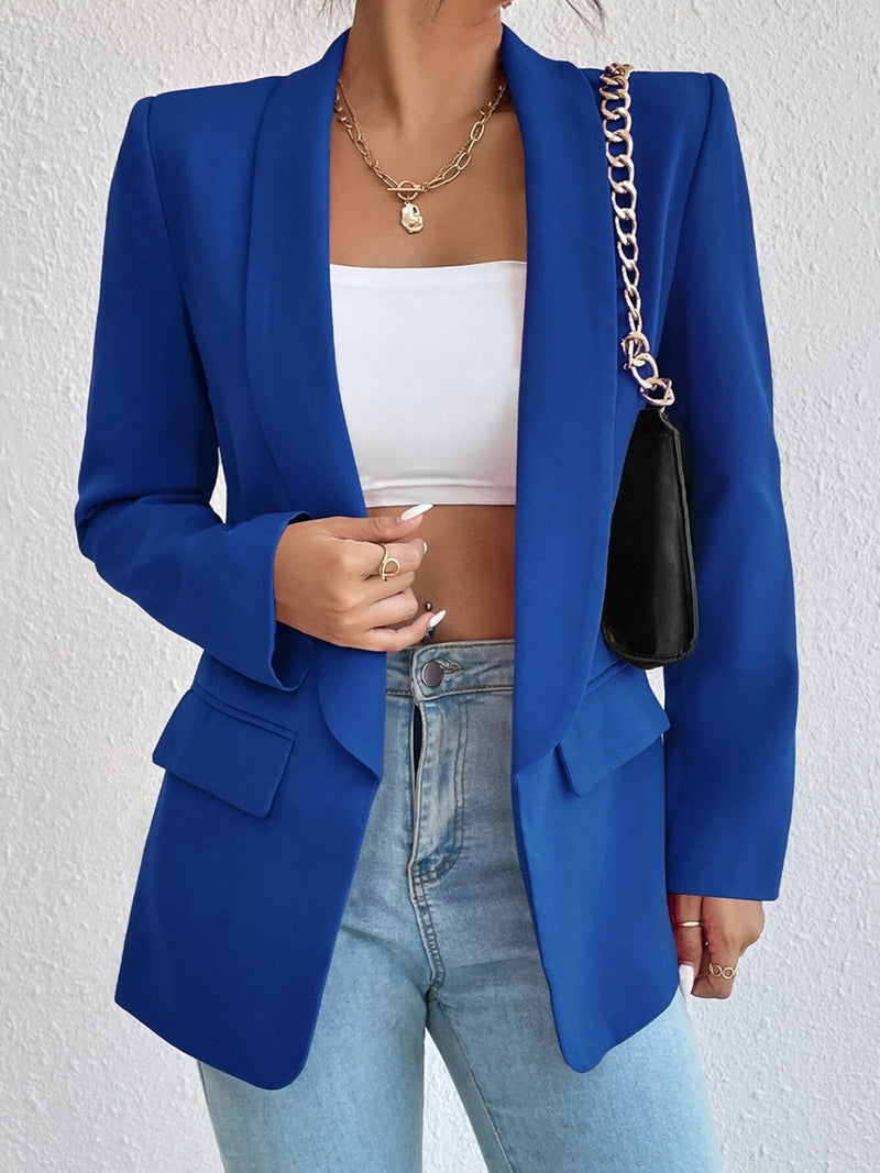 Chloe Shawl Collar Long Sleeve Blazer