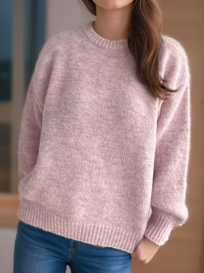 Lilah Round Neck Long Sleeve Sweater