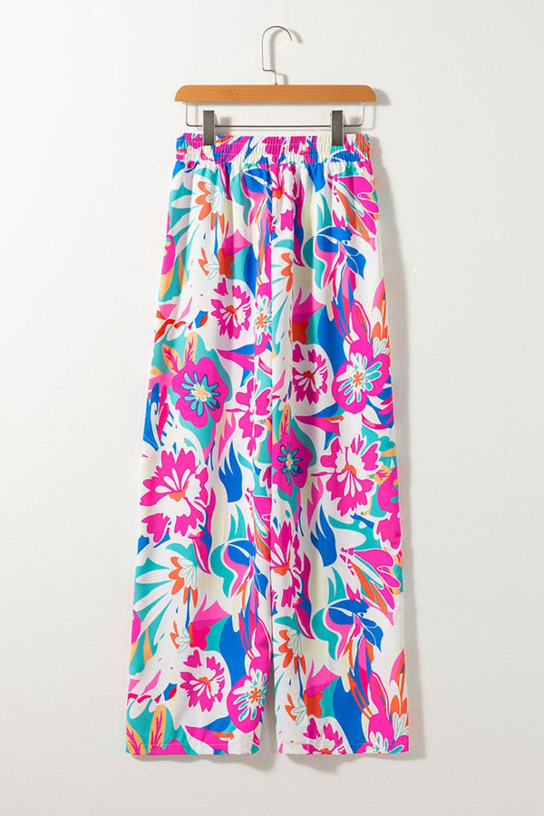 Brendell Printed Wide Leg Pants