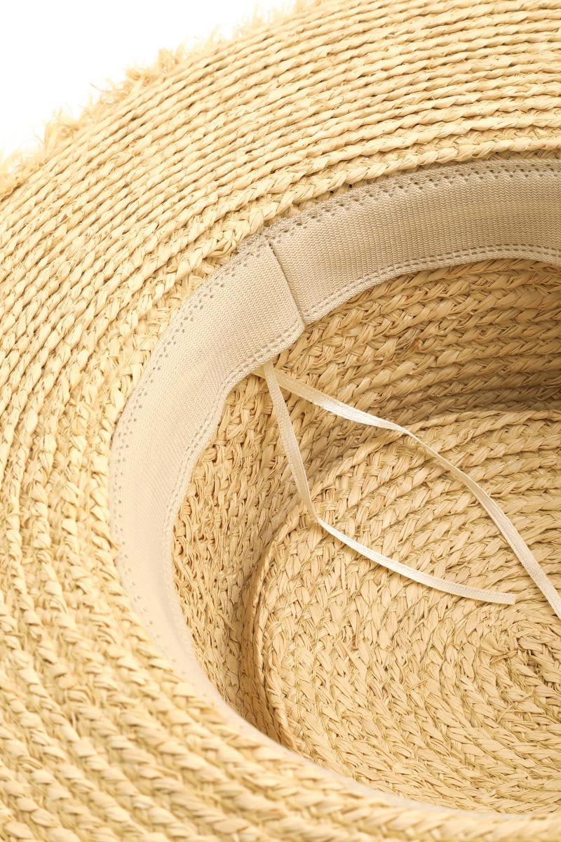 Landyn Basket Weave Straw Sun Hat