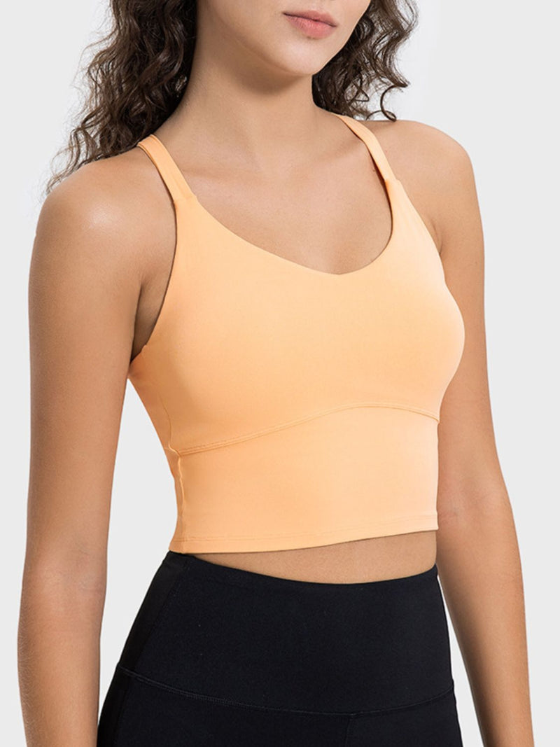 Piper Crisscross Round Neck Active Tank