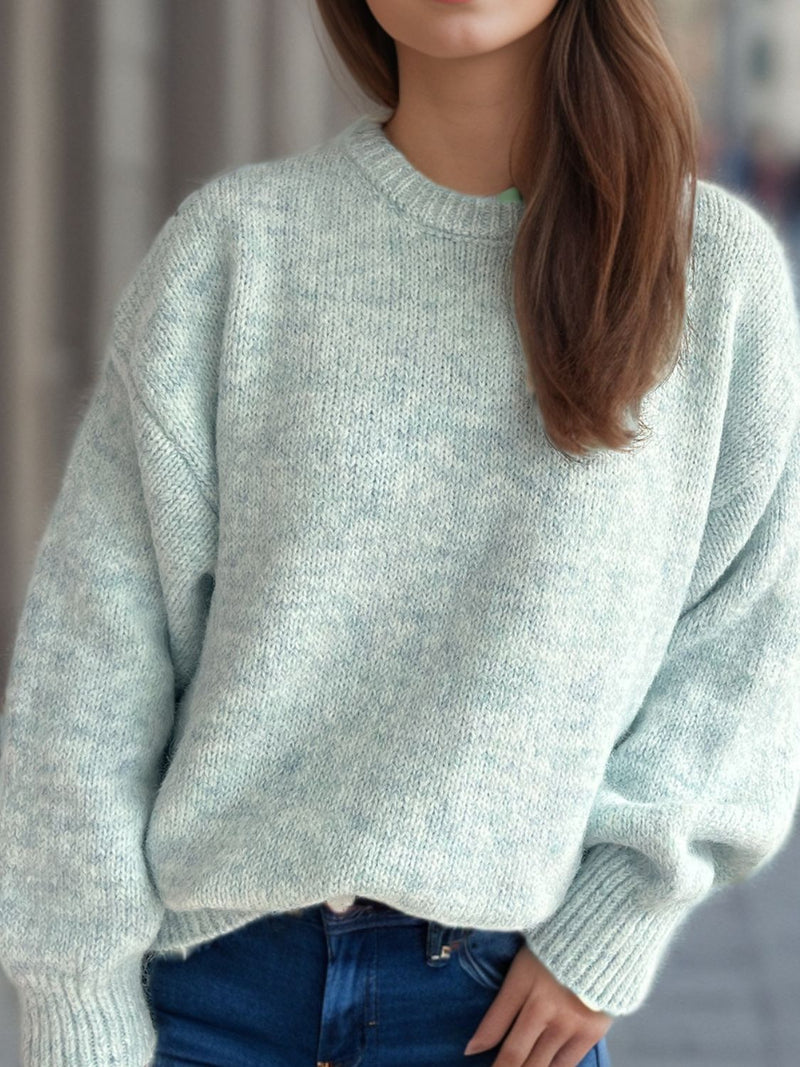 Lilah Round Neck Long Sleeve Sweater