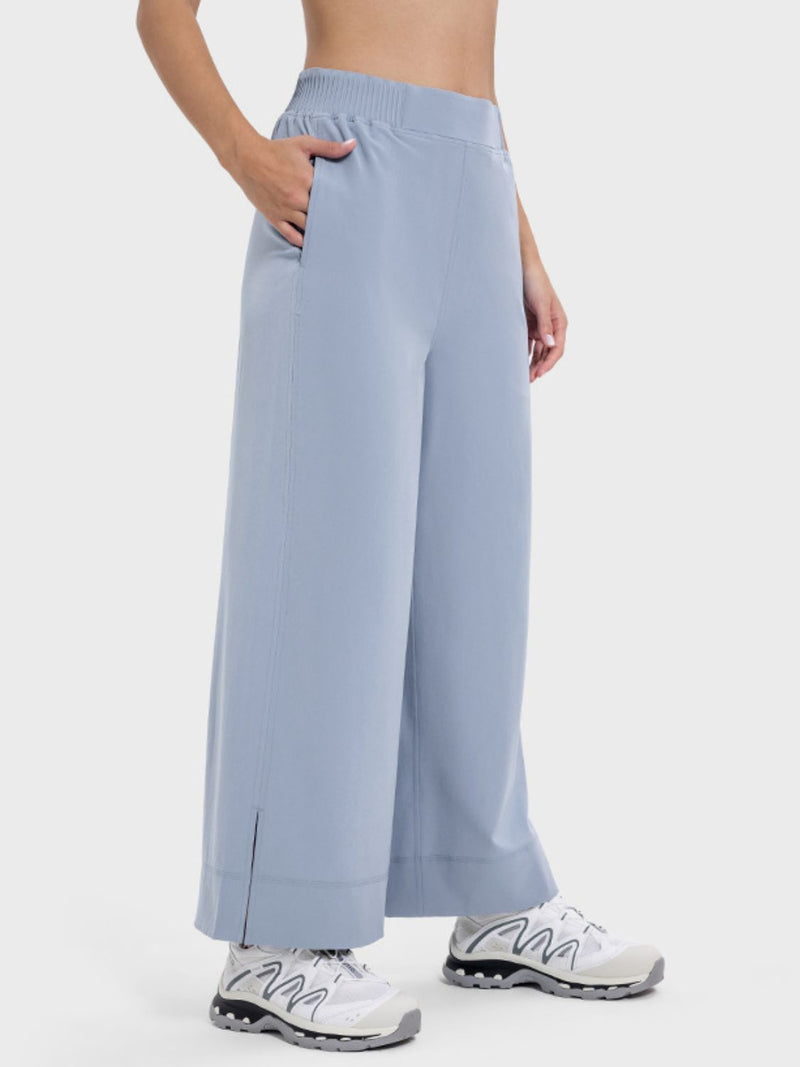 Peyton Slit Wide Leg Active Pants