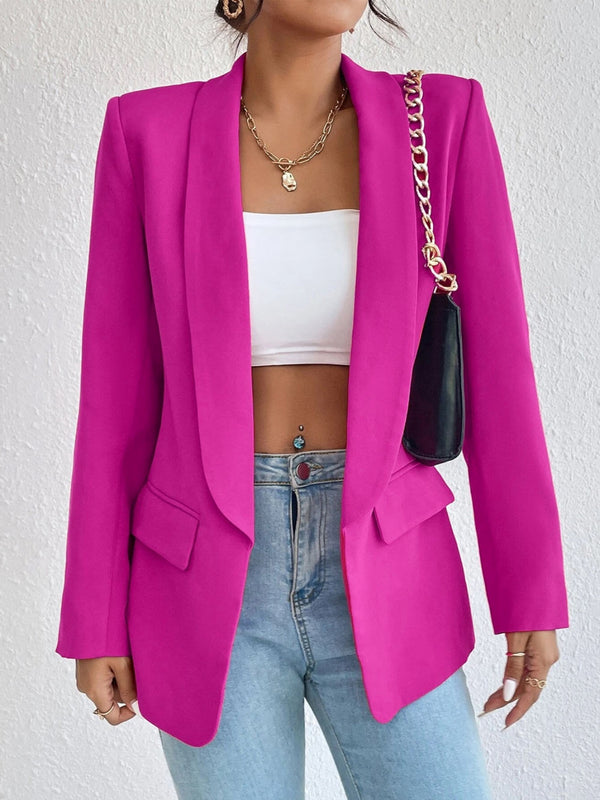 Chloe Shawl Collar Long Sleeve Blazer