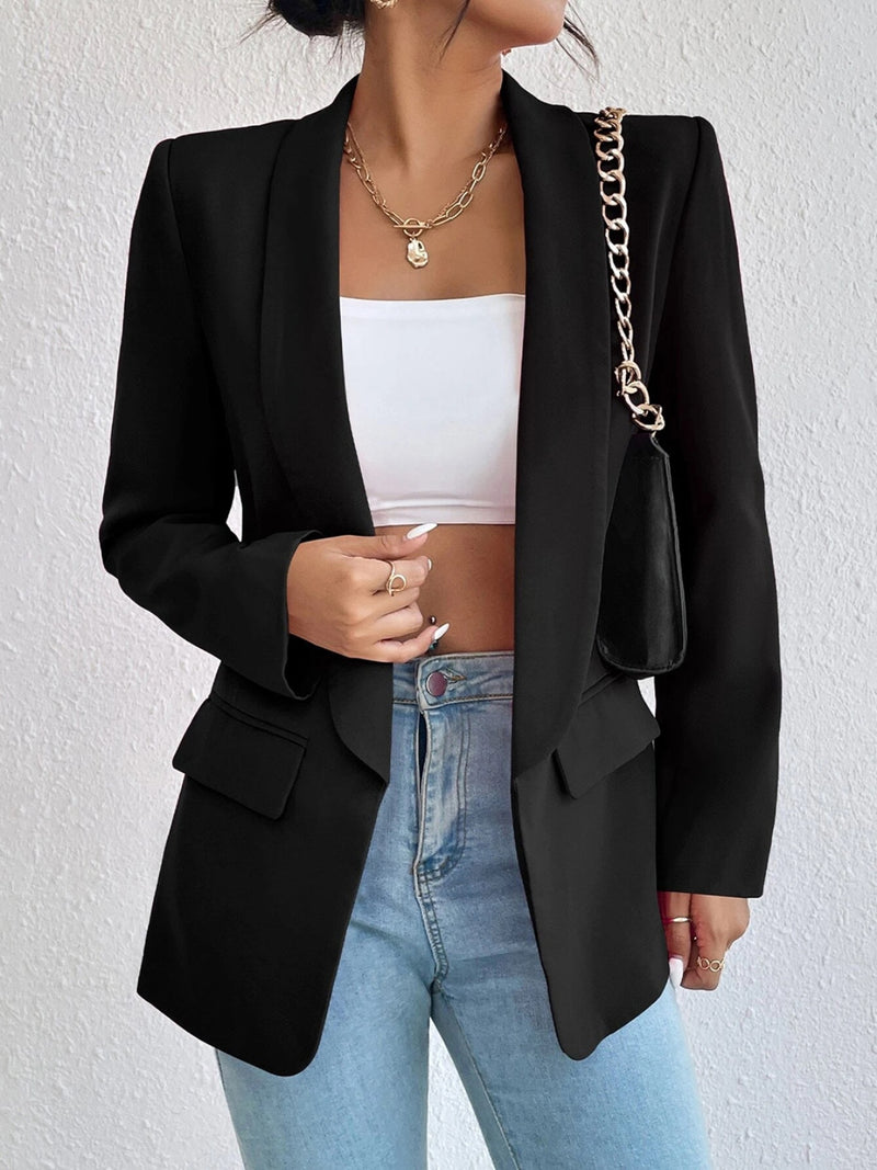 Chloe Shawl Collar Long Sleeve Blazer