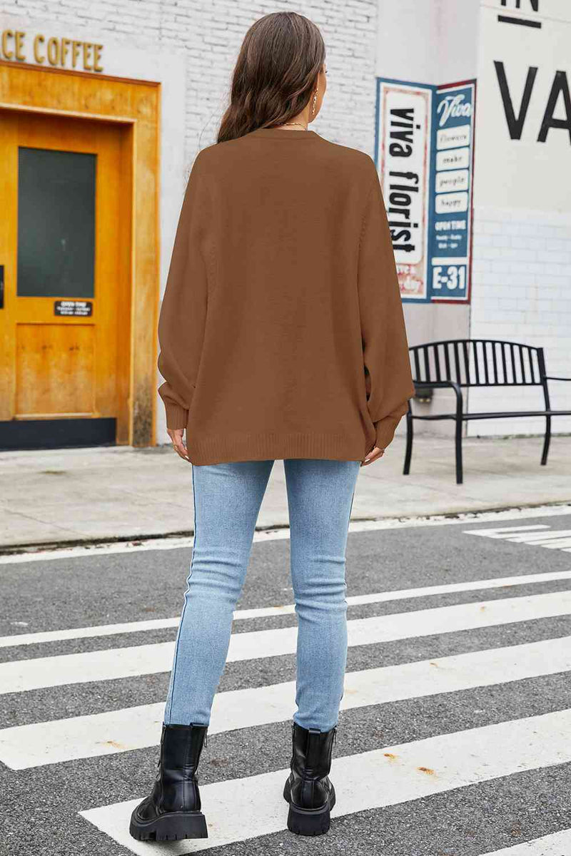 Mallie Round Neck Long Sleeve Sweater