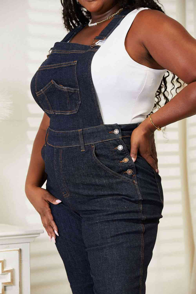 Bobbie Full Size High Waist Classic Denim Overalls