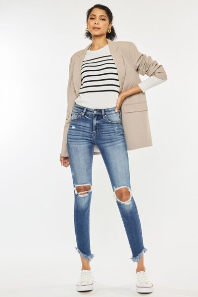 Karlie Slim Fit High Rise Ankle Length Jeans
